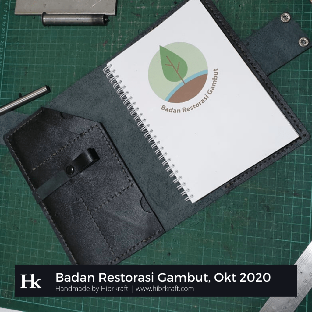 agenda kulit custom BRG by hibrkradt - hibrkraft handmade journal - jurnal dan agenda kulit - buku catatan custom