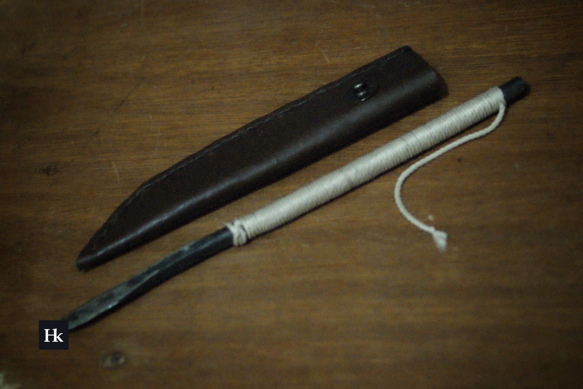 leather folding knife - hibrkraft handmade journal - jurnal dan agenda kulit - buku catatan custom