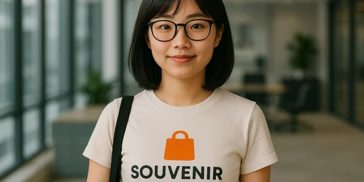 Aika Souvenir Logo Tshirt Modern Office