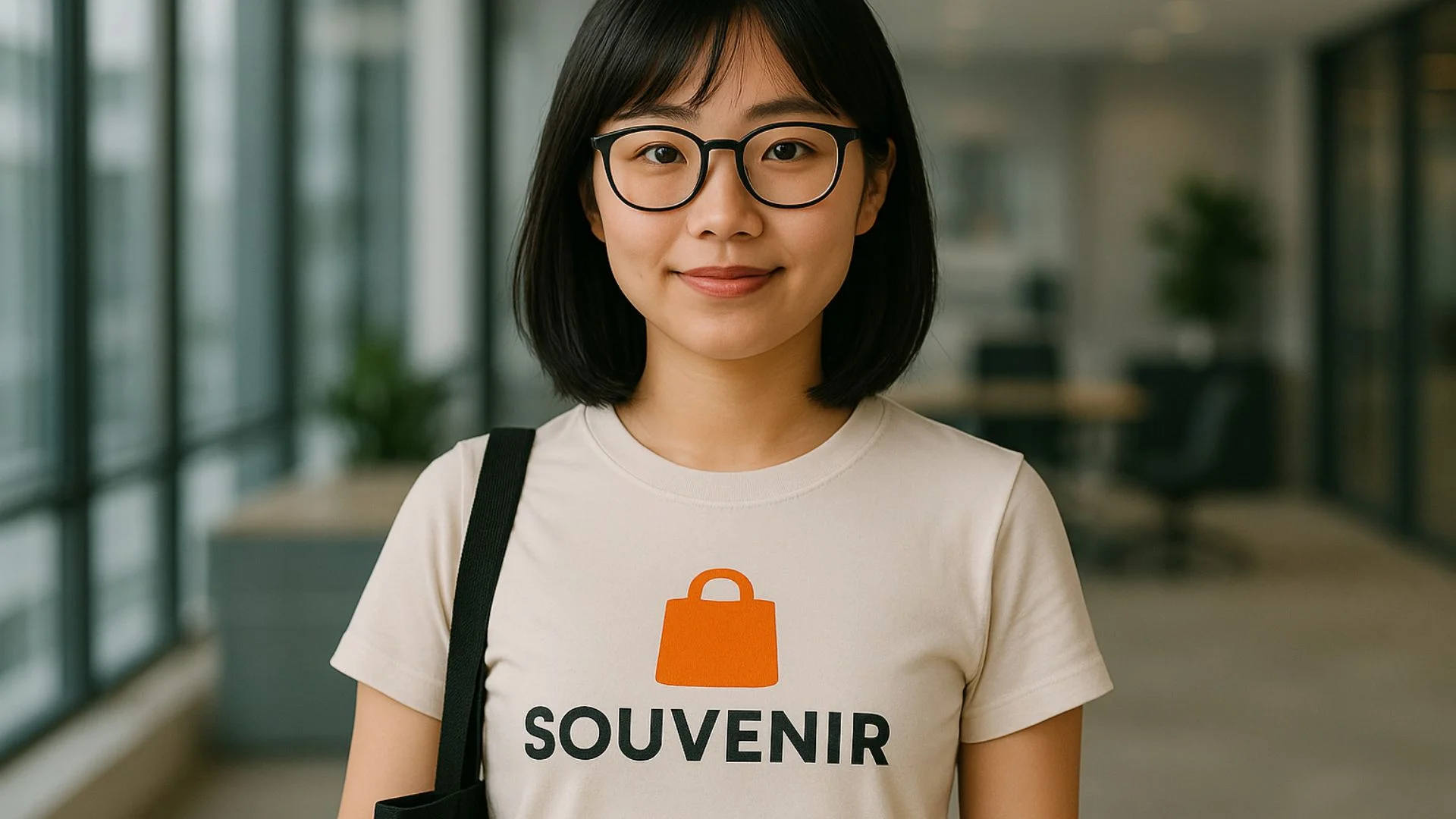 Aika Souvenir Logo Tshirt Modern Office