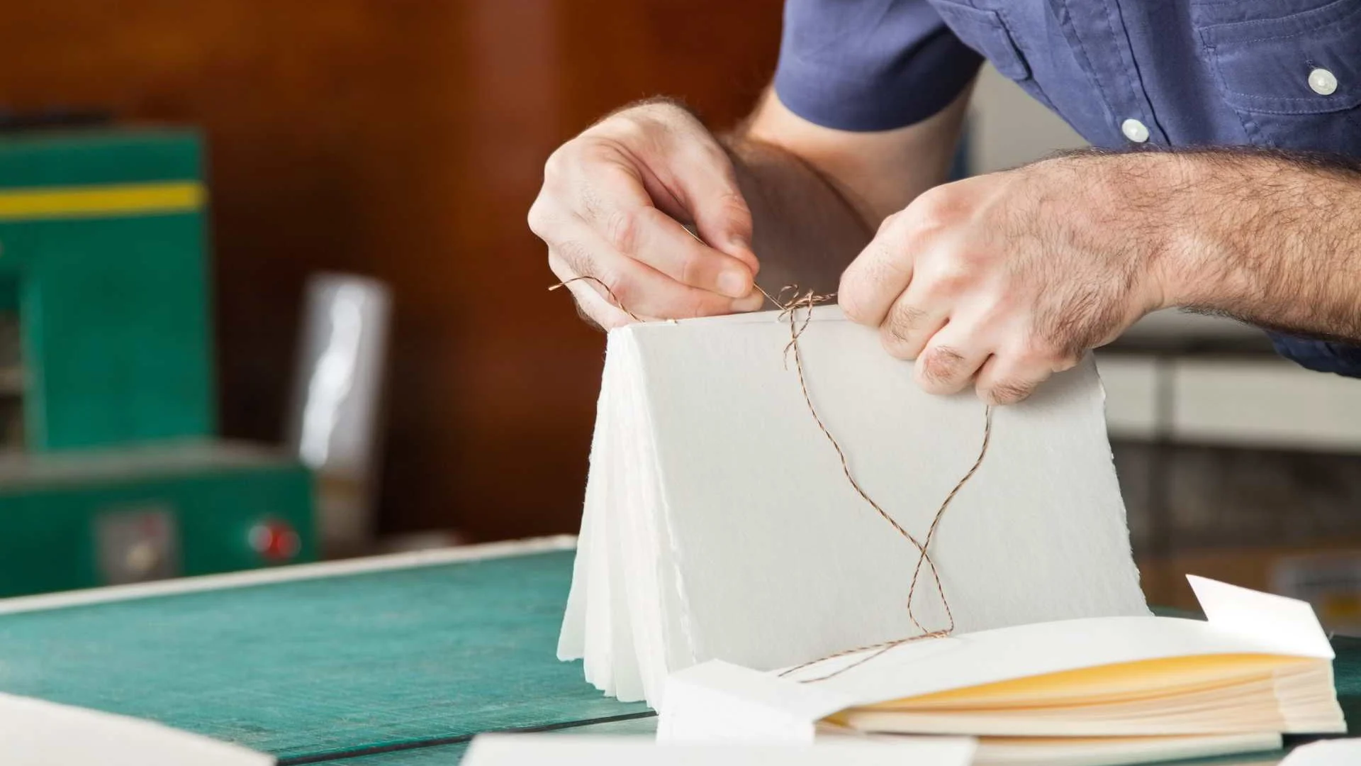 At Artisan Hand Repairing Book