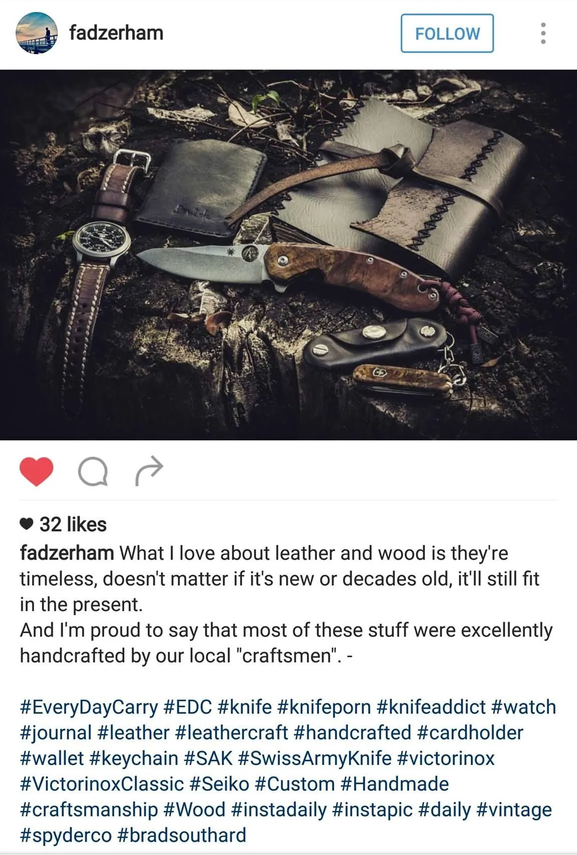 Hibrkraft Testimonials Fadzerham Leather Timeless Perfect