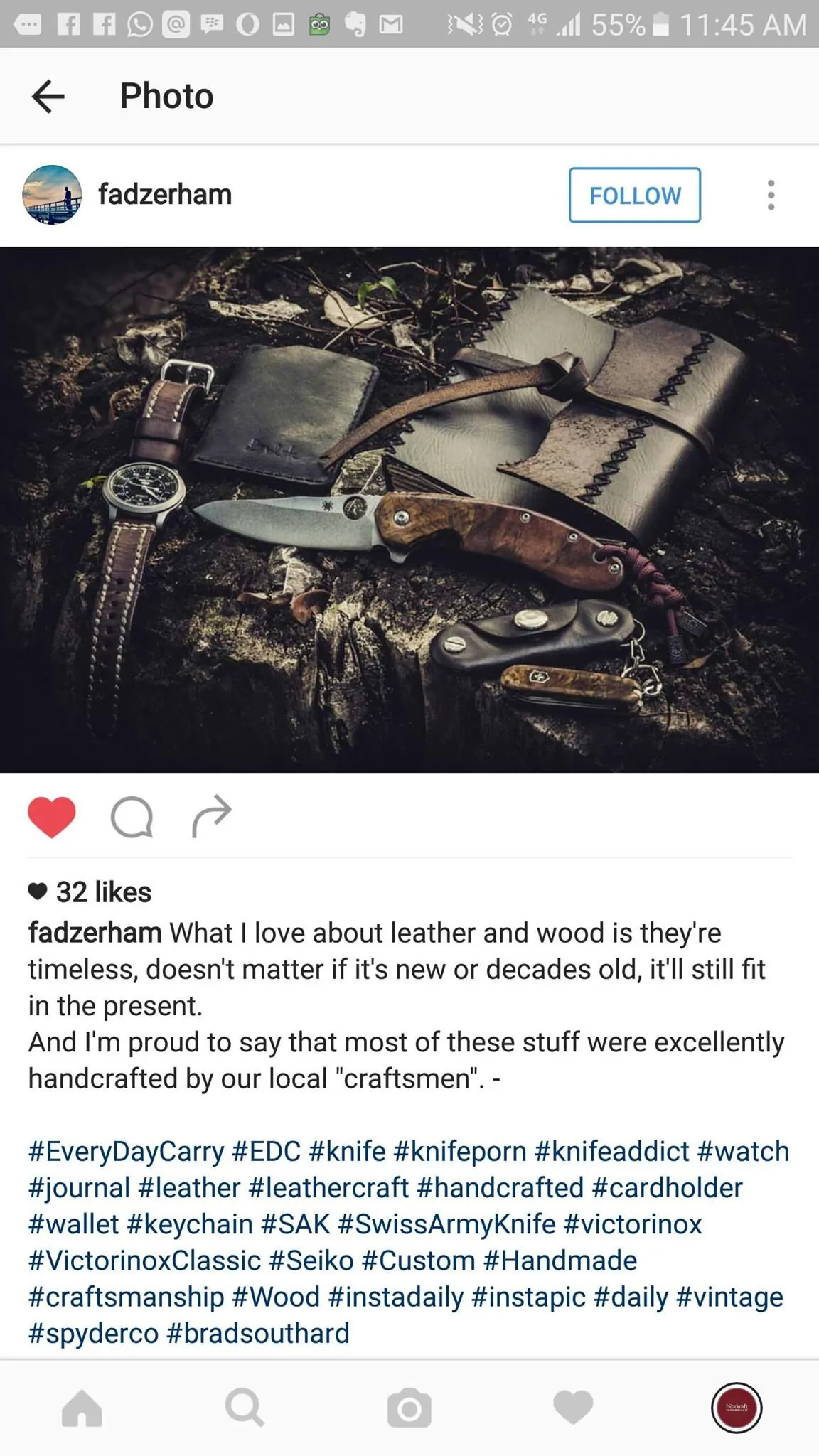 Testimoni pelanggan @fadzerham tentang jurnal kulit Hibrkraft