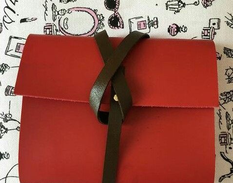 Hibrkraft Testimonials Pritasetyamaharani Red Leather Pouch