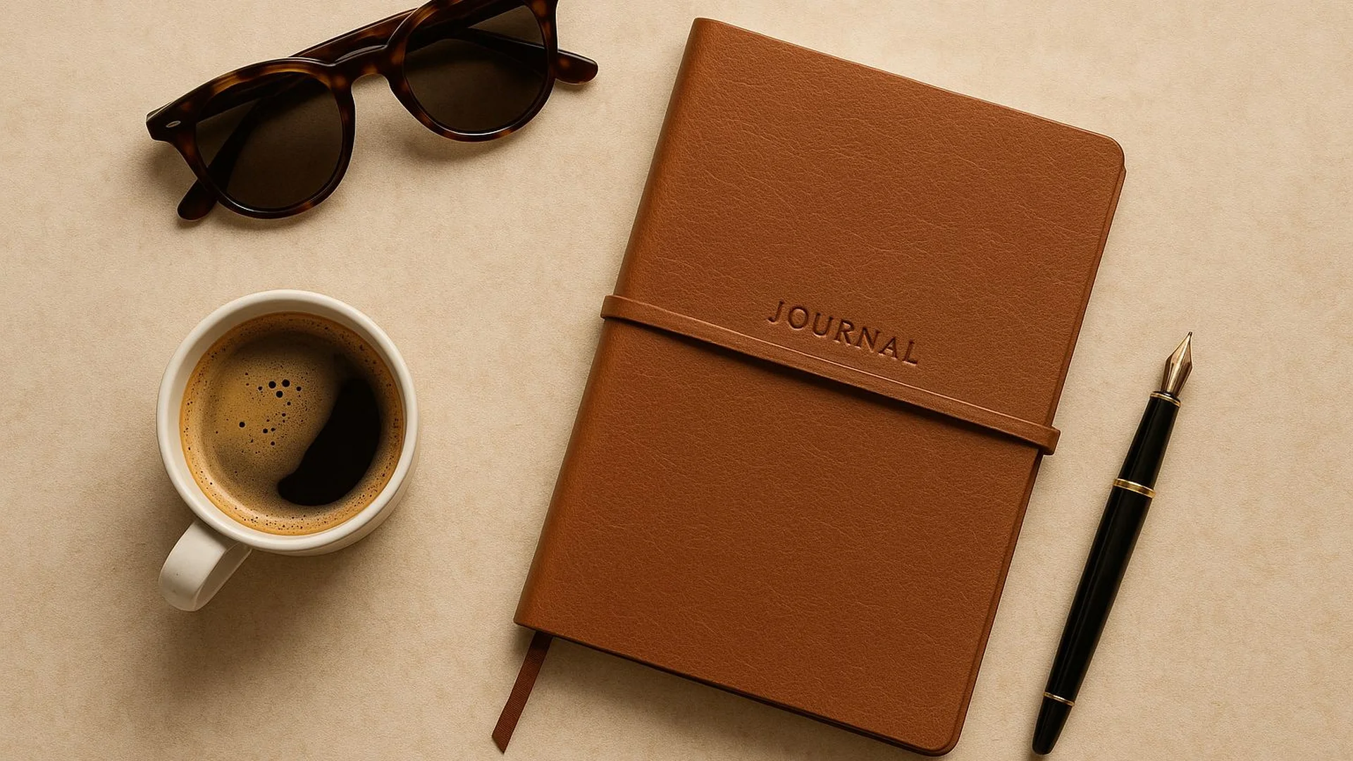 Leather Journal Coffee