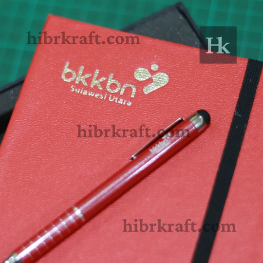 Notebook custom emboss foil