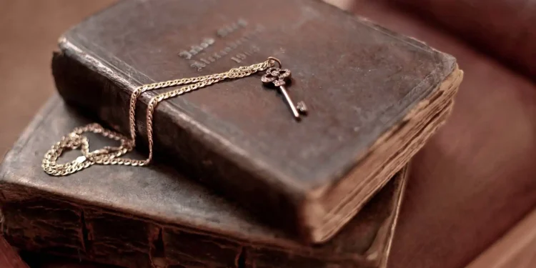 Ai Open Antique Book Handwritten Notes