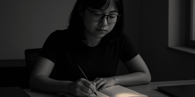 Aika Menulis Monokrom