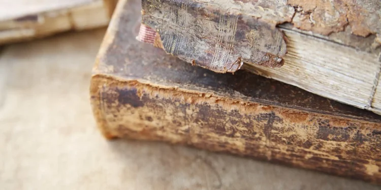 Aj Book With Torn Spine Permanent Repair