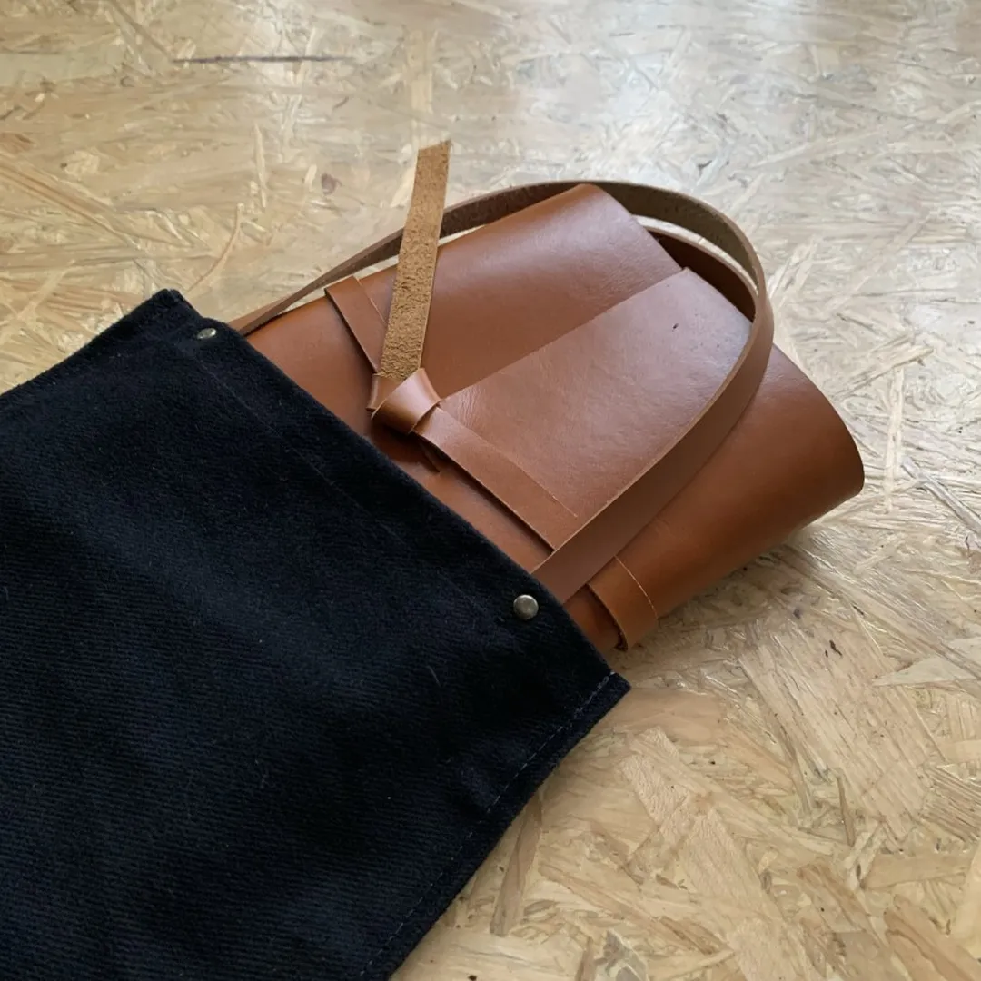 Basic Leather Journal And Totebag Basic Leather Journal And Totebag