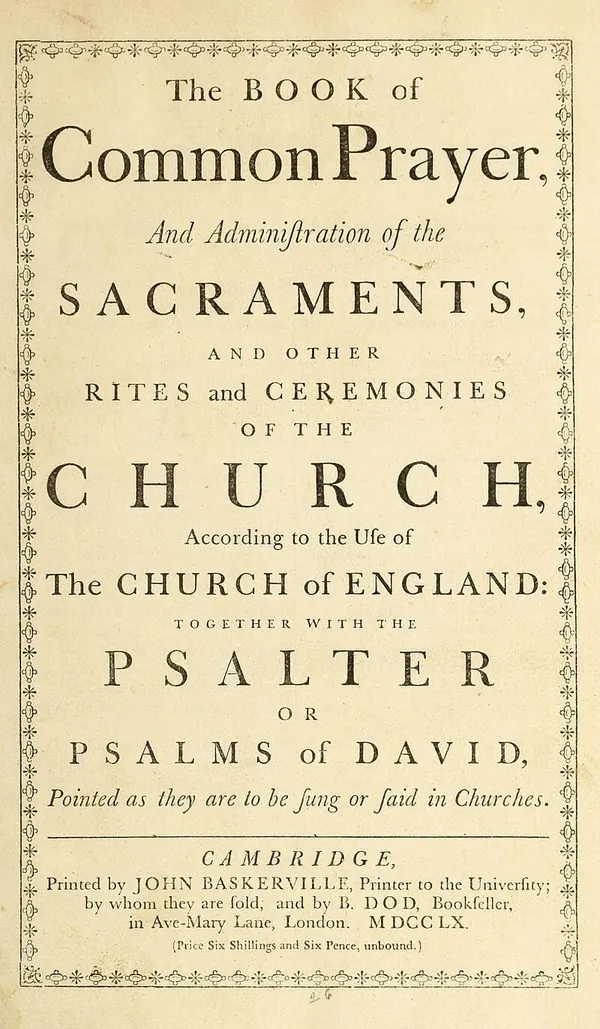 Book of Common Prayer (Manuscript)