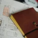 Brown Leather Hibrkraft Notebook On Design Sketch