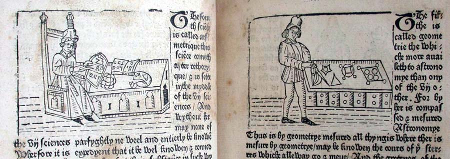 Caxton Mirror Of World Chapter Arithmetic