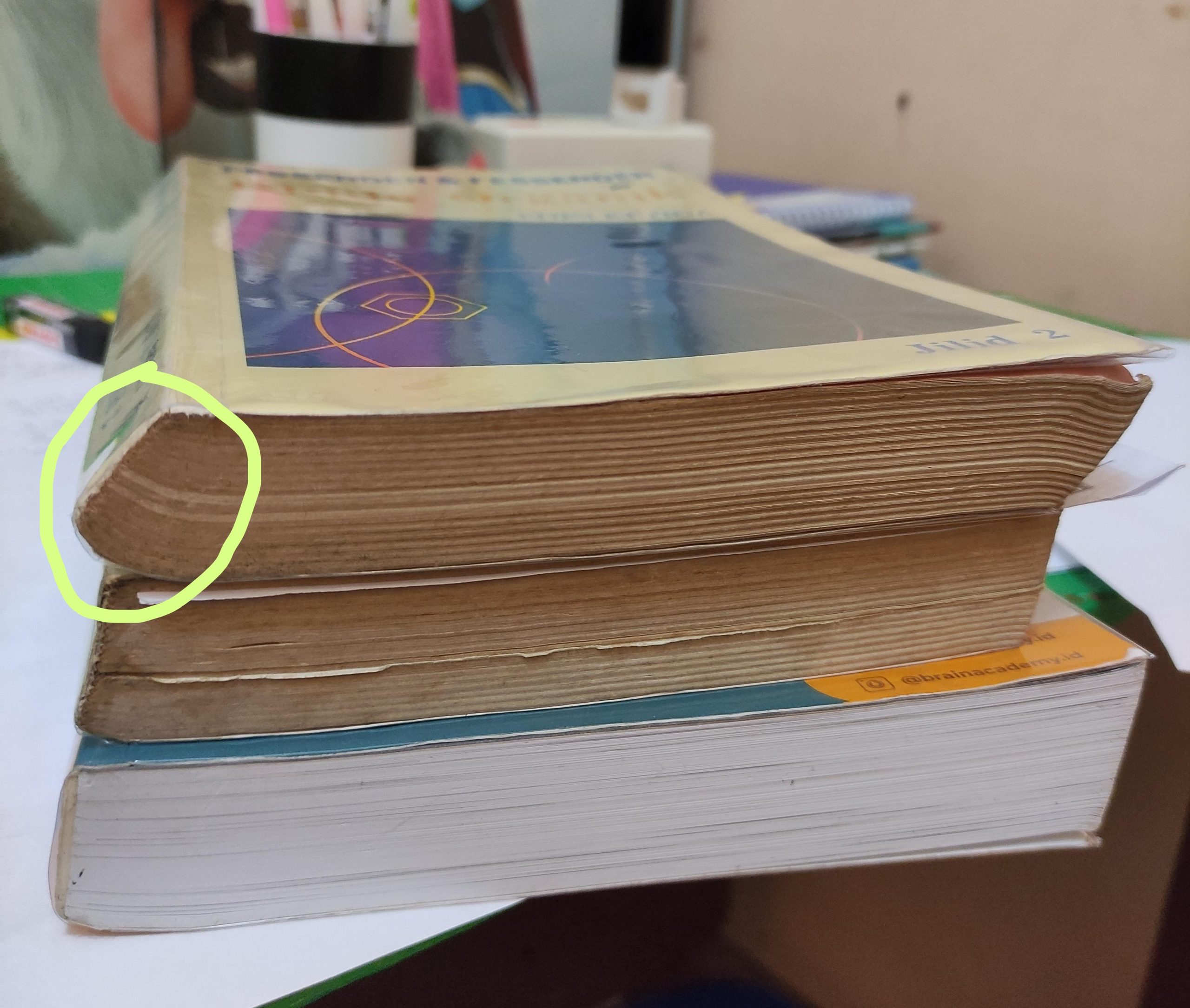 Crooked Spine Book Damage