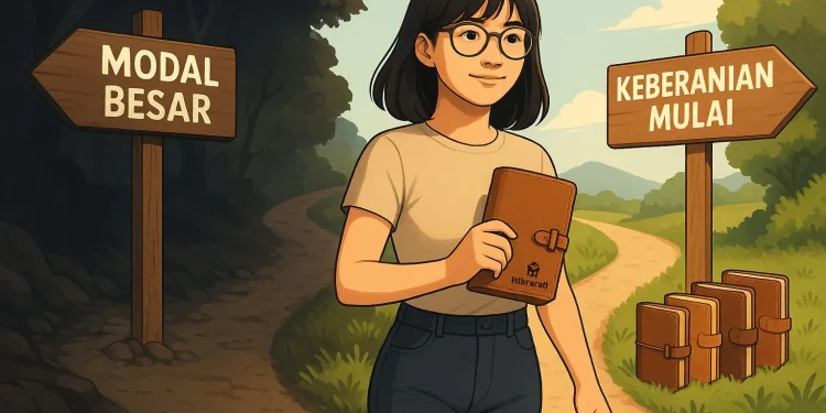 E Kesempatan Usaha Keberanian Mulai Bisnis Aika