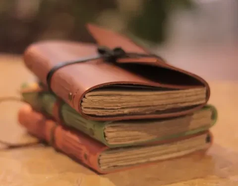 Hibrkraft Custom Leather Notebooks Stack