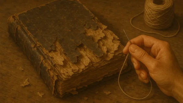 Leather Journal Repair/Perbaikan Jurnal Kulit
