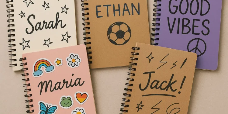 Personalized Notebooks Designs