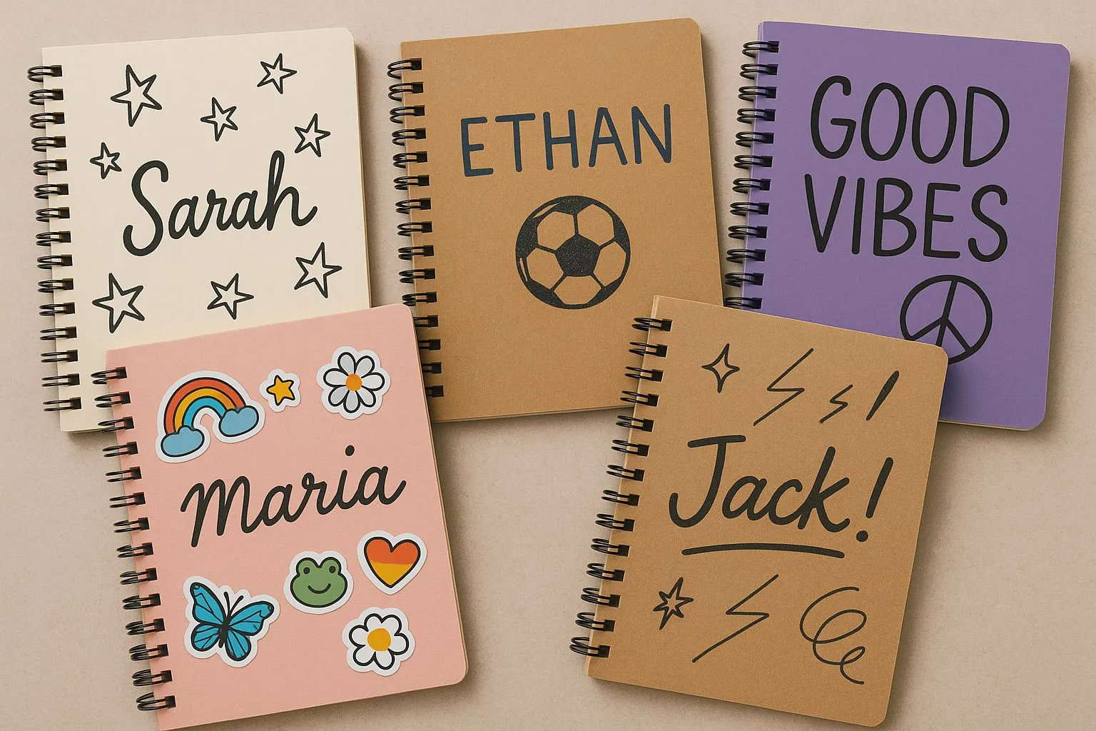 Personalized Notebooks Designs