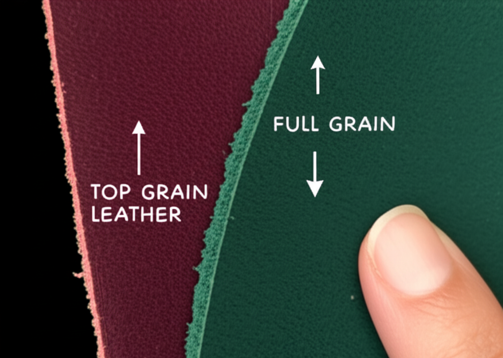 Top Grain Full Grain Comparison