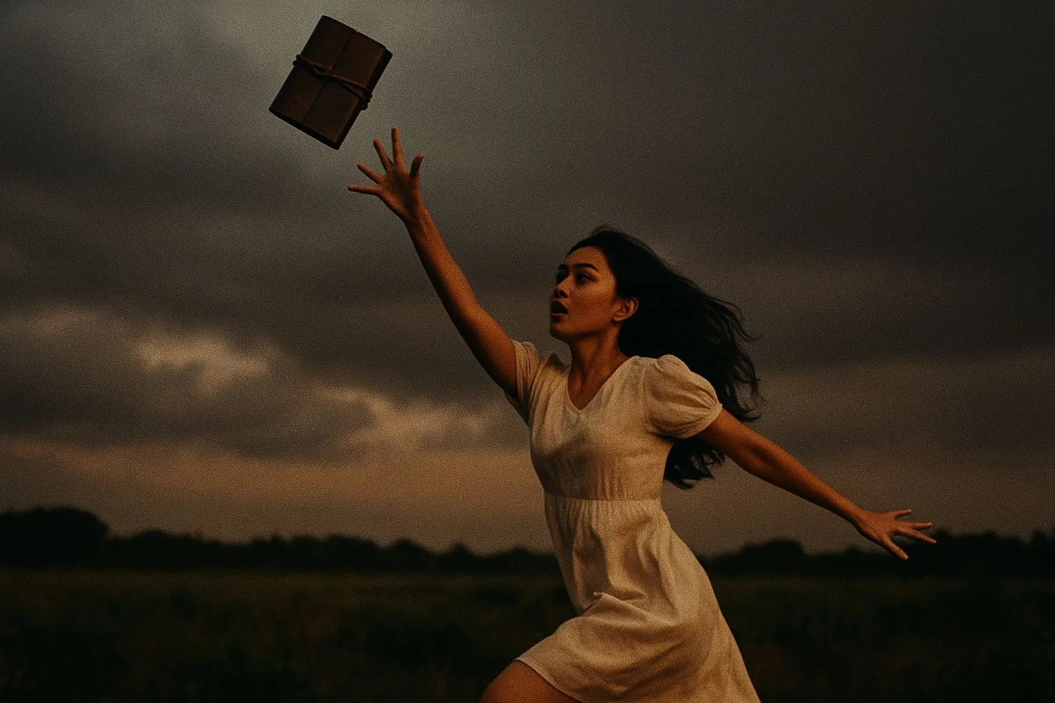 Woman Reaching Book