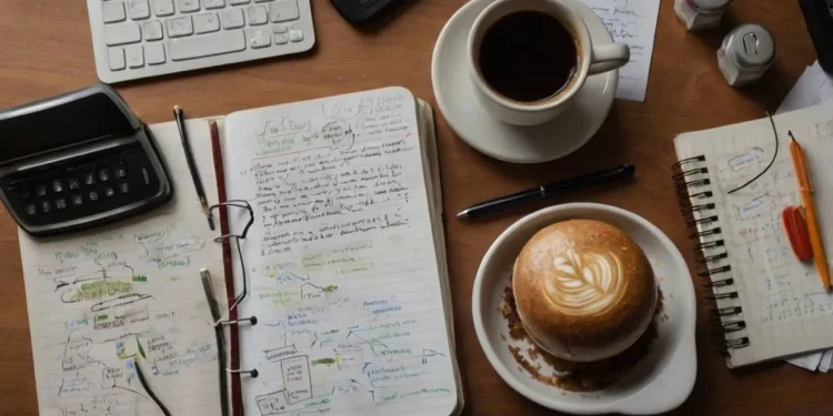 Workspace Coffee Journal Setup