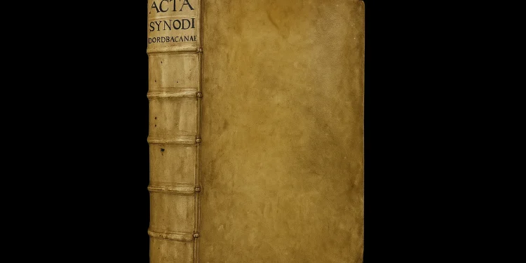 Acta Synodi Dordorbacanae Antique Book