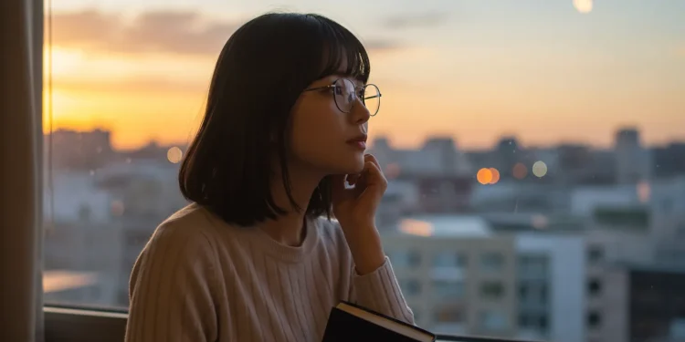 Aika Looking Out Window