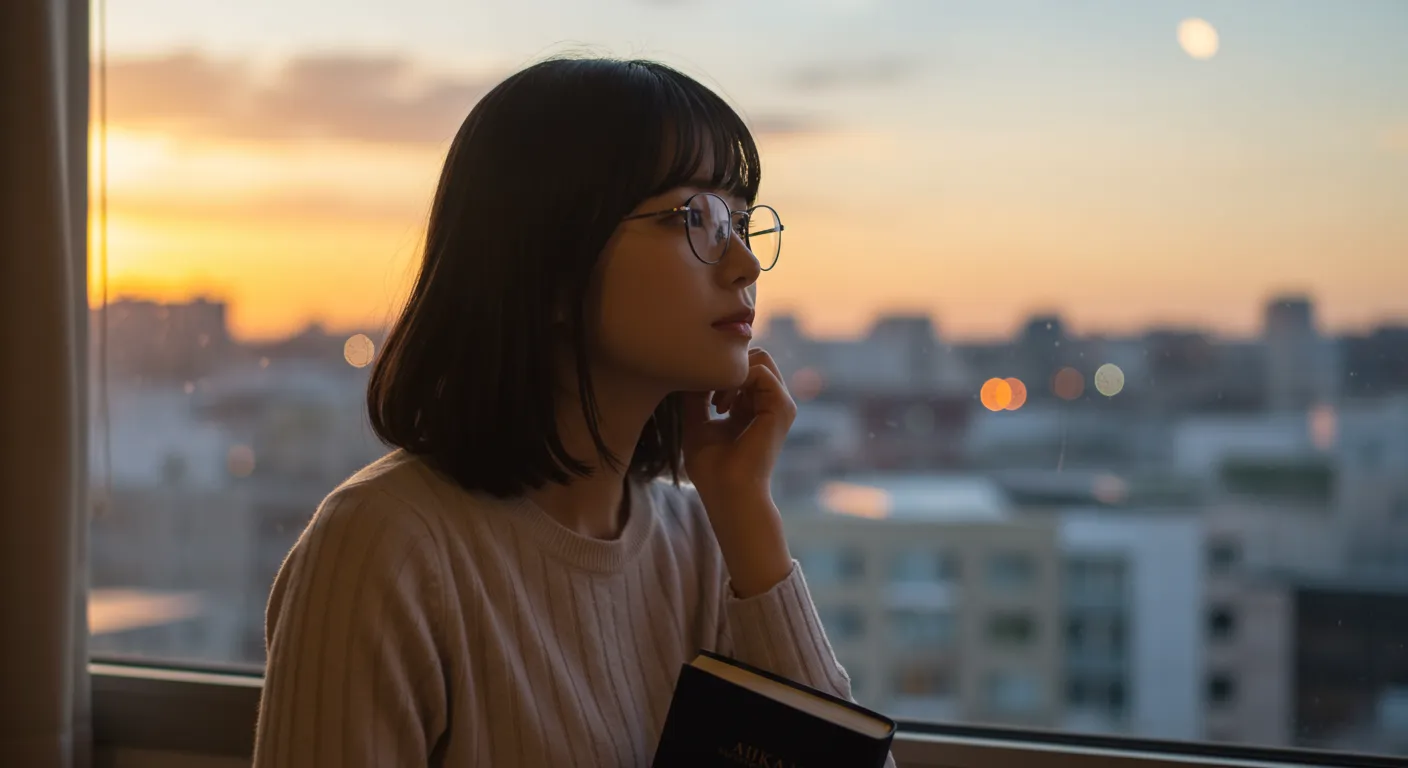 Aika Looking Out Window
