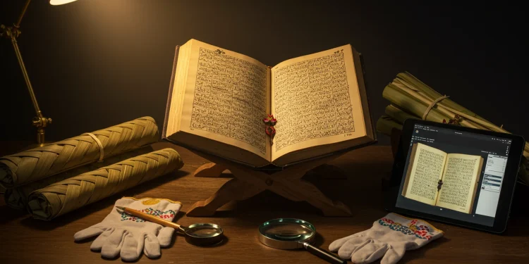 Ancient Book Study Table Setup Research