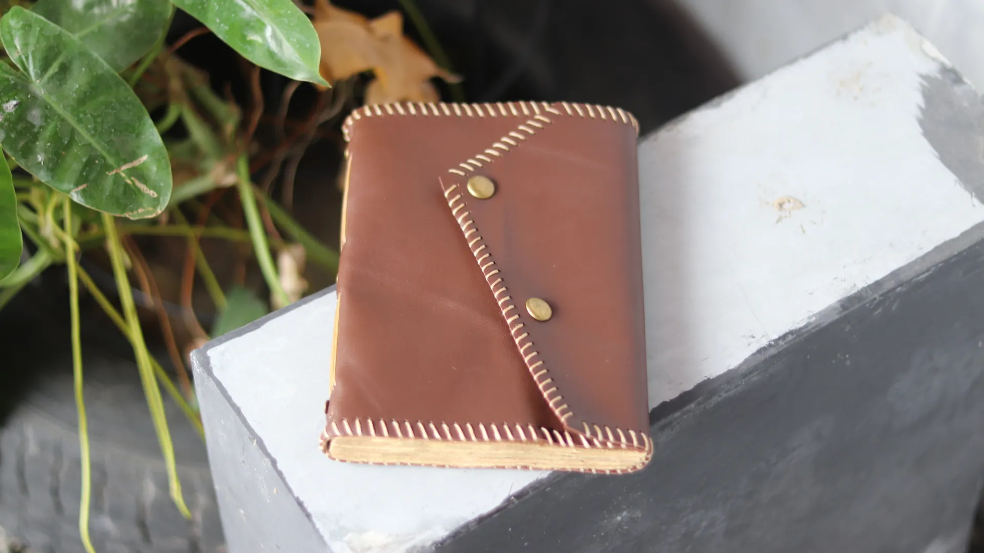 Brown Leather Notebook Journal Custom Notebook Personalized Journal Standard Order 1