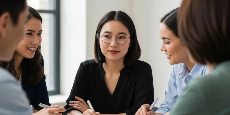 Business Meeting Women Discussion Group