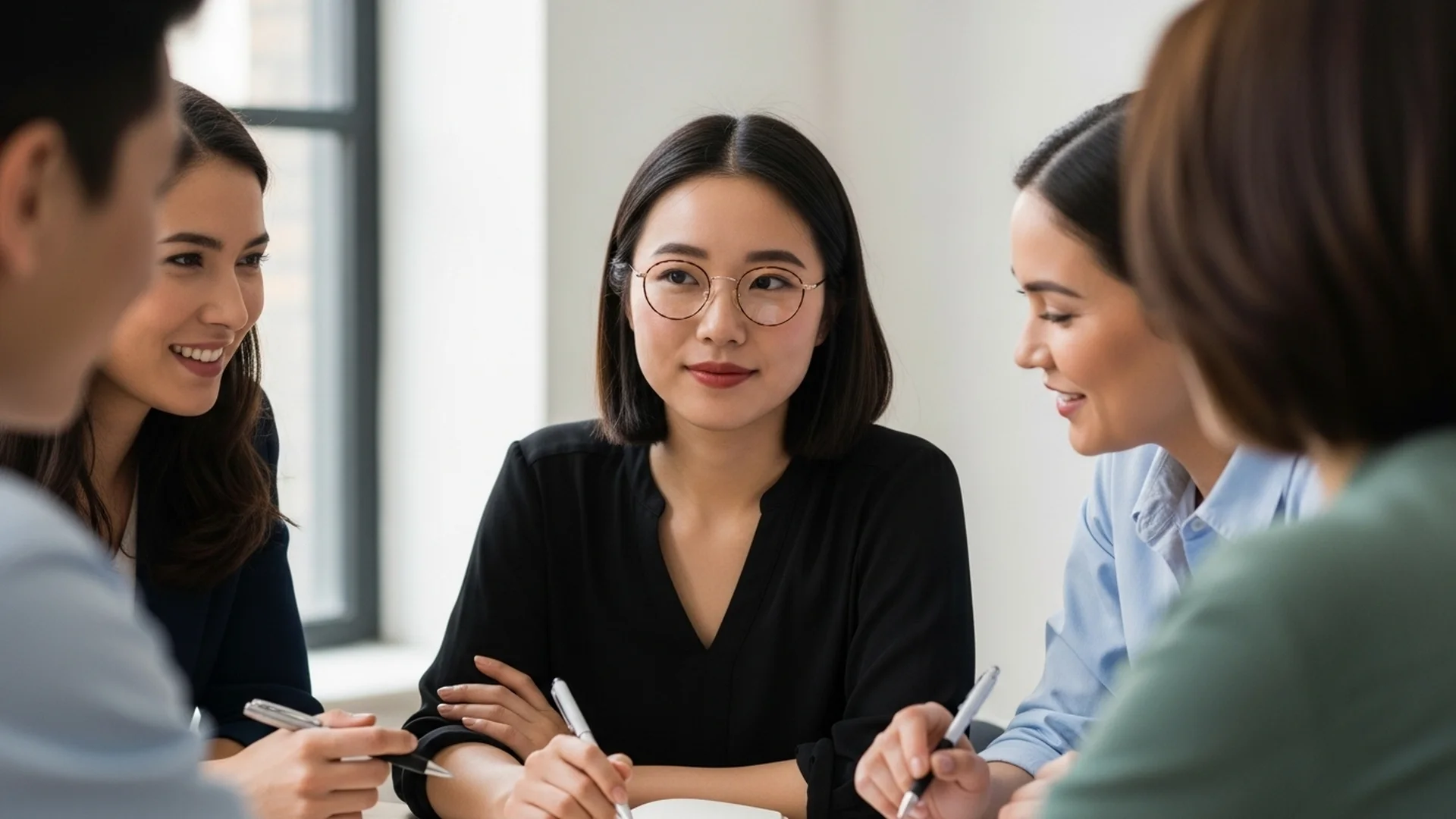 Business Meeting Women Discussion Group