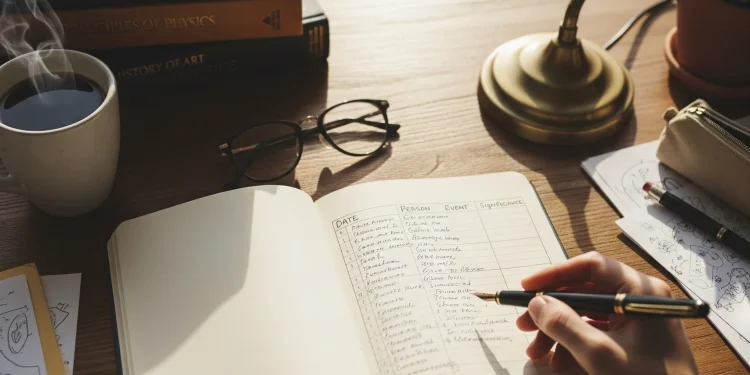 Charting Method Note Taking System