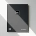 Dark Gray Notebook Hk Logo