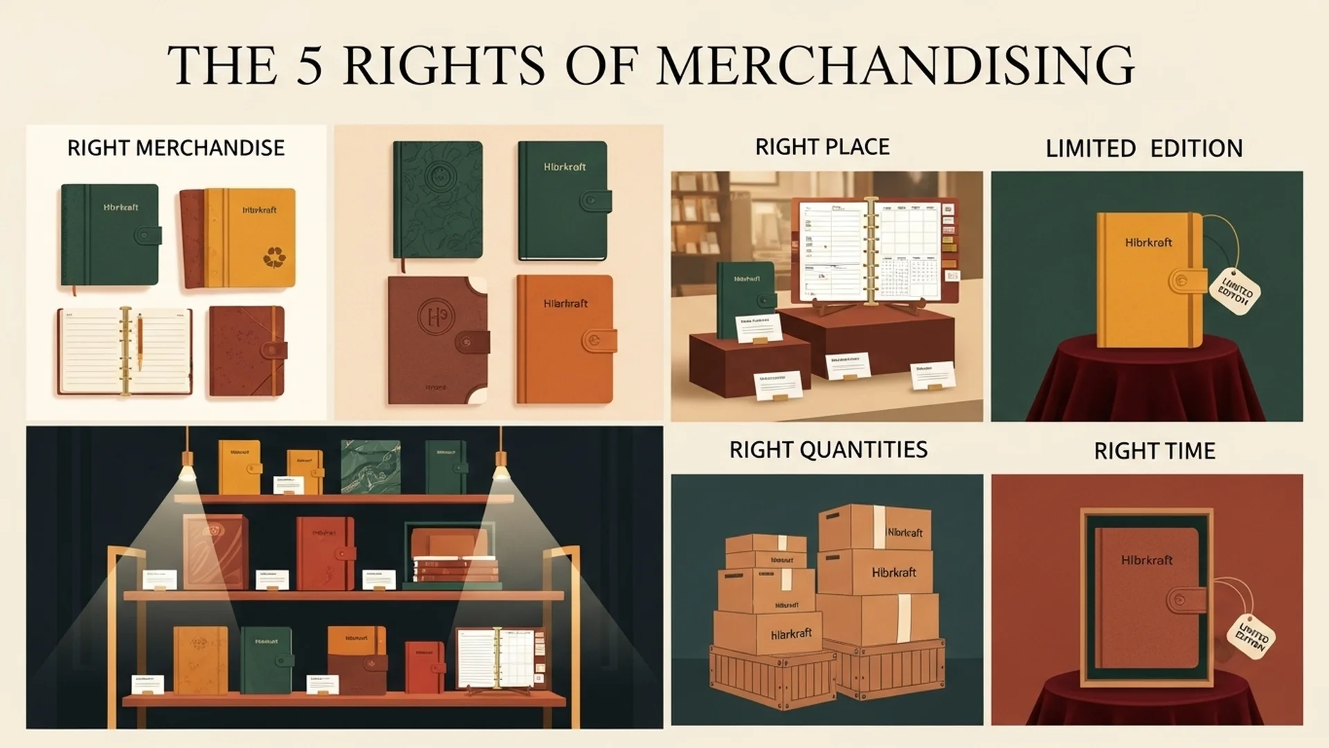 Five Rights Merchandising Notebooks Guide
