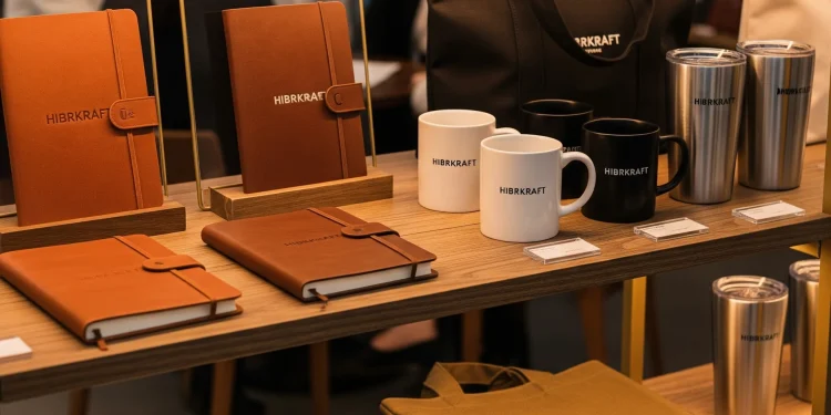 Hibrkraft Branded Merchandise Display Shelf