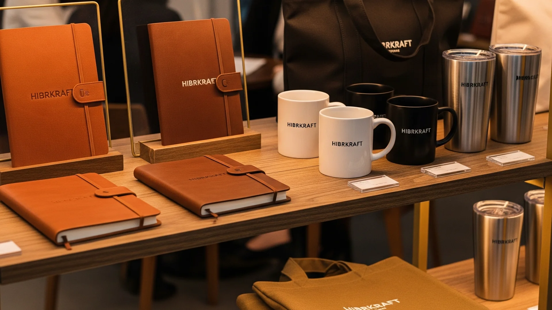 Hibrkraft Branded Merchandise Display Shelf