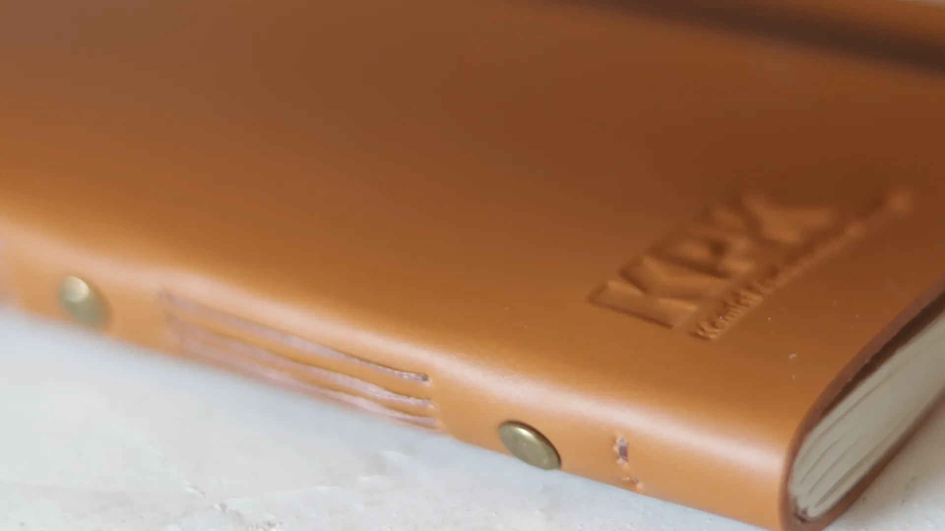 Hibrkraft Tan Leather Notebook 2