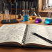 Lab Notebook Chemicals Experiments Science