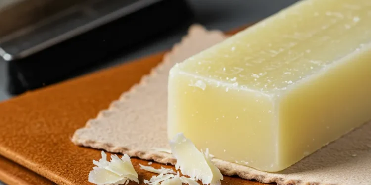 Leather Care Beeswax Bar On Leather