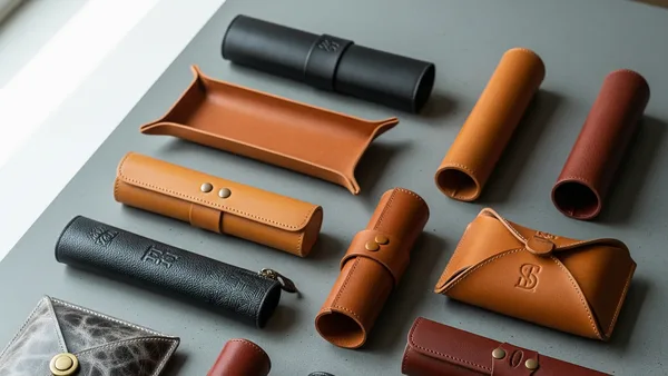 Leather Pen Holder/Tempat Pena Kulit