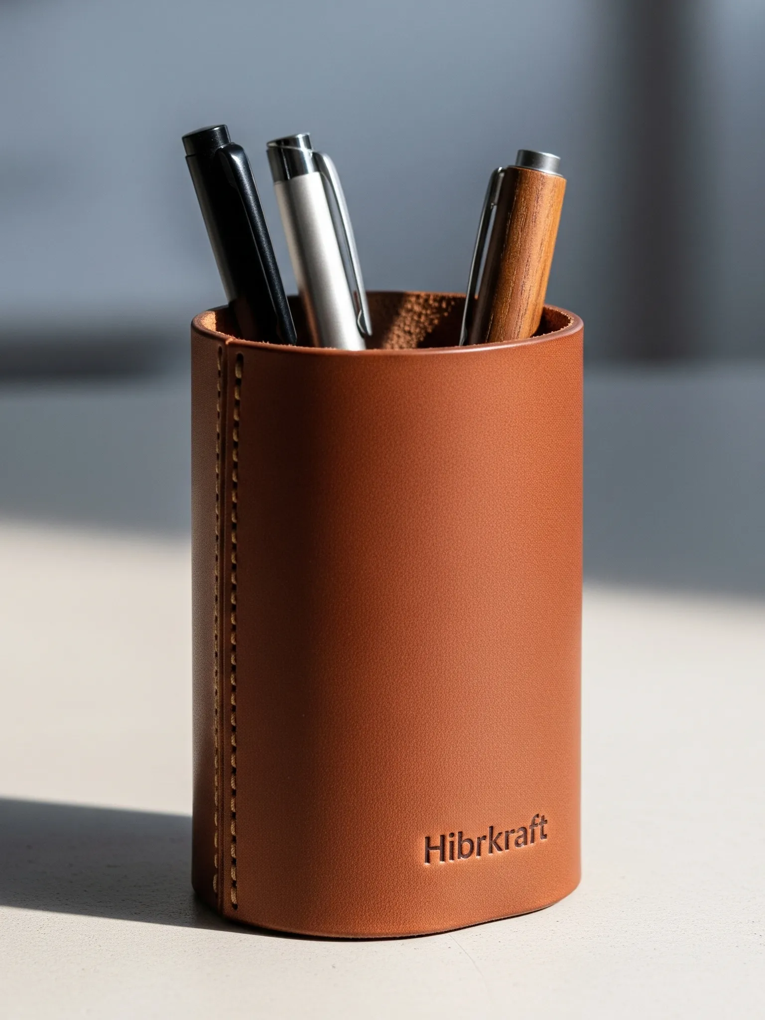Leather Pen Holder Brand Hibrkraft