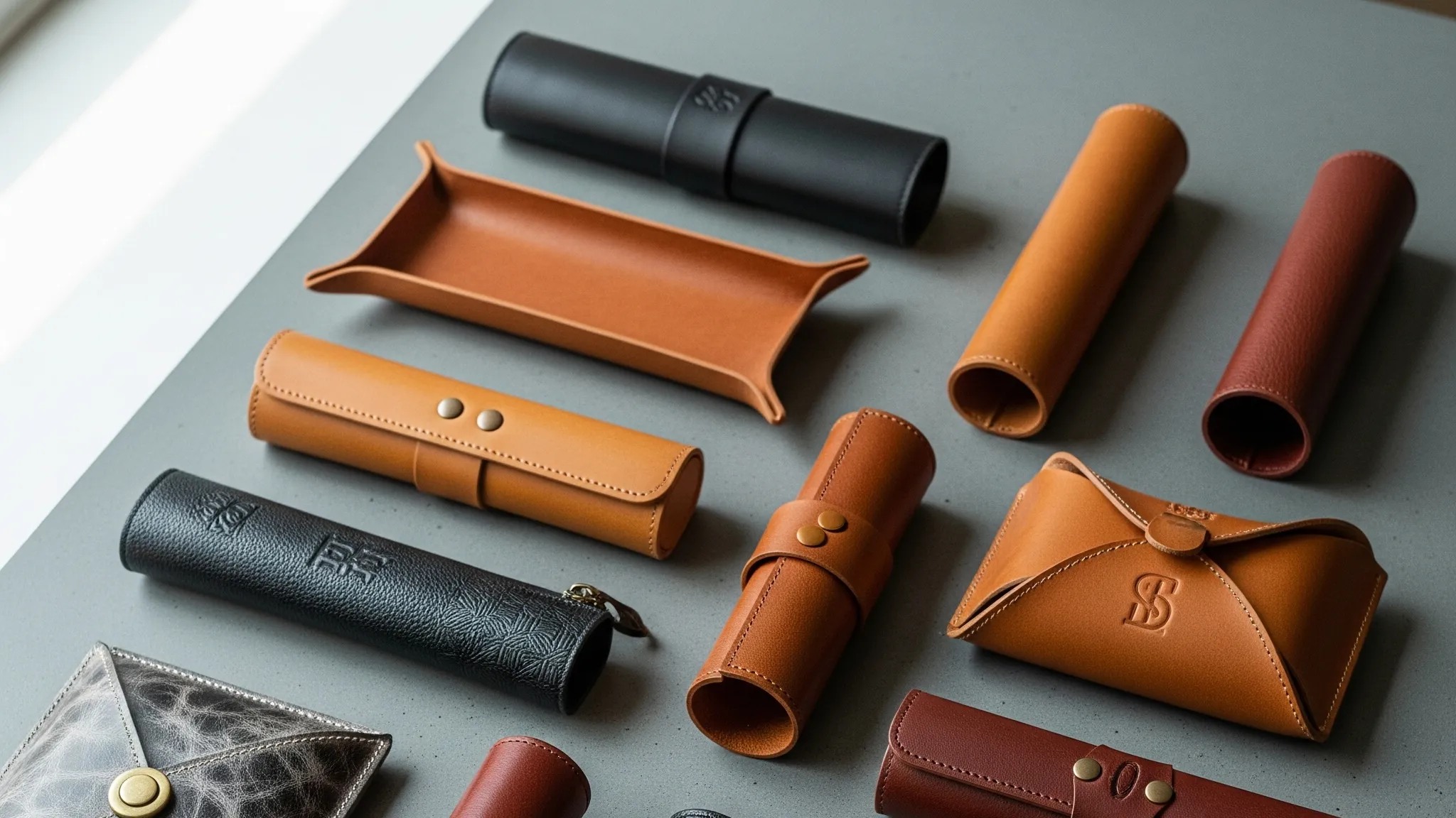 Leather Pen Holder