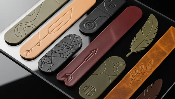Leather Bookmark/Pembatas Buku Kulit