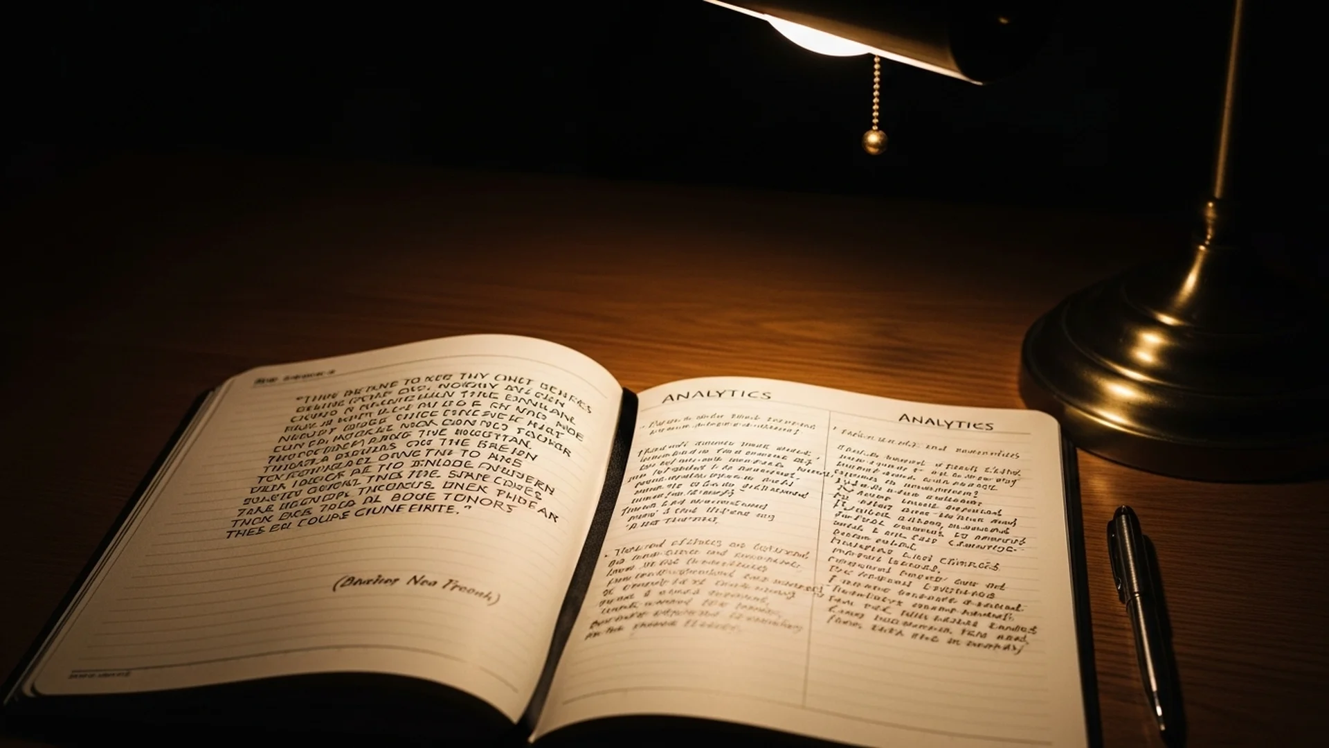 Notebook Analysis Handwritten Notes