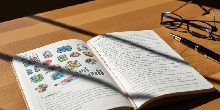 Notebook Laid On Table Dramatic Light