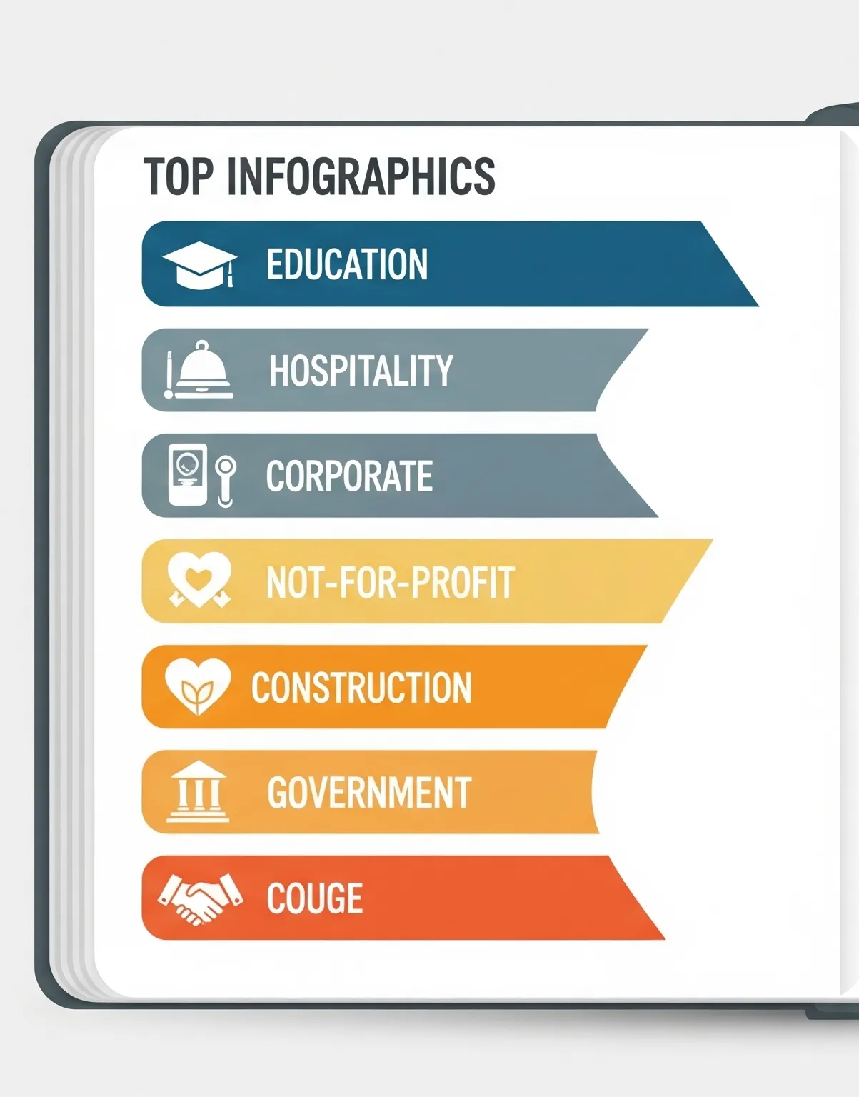 Top Infographics Sectors List
