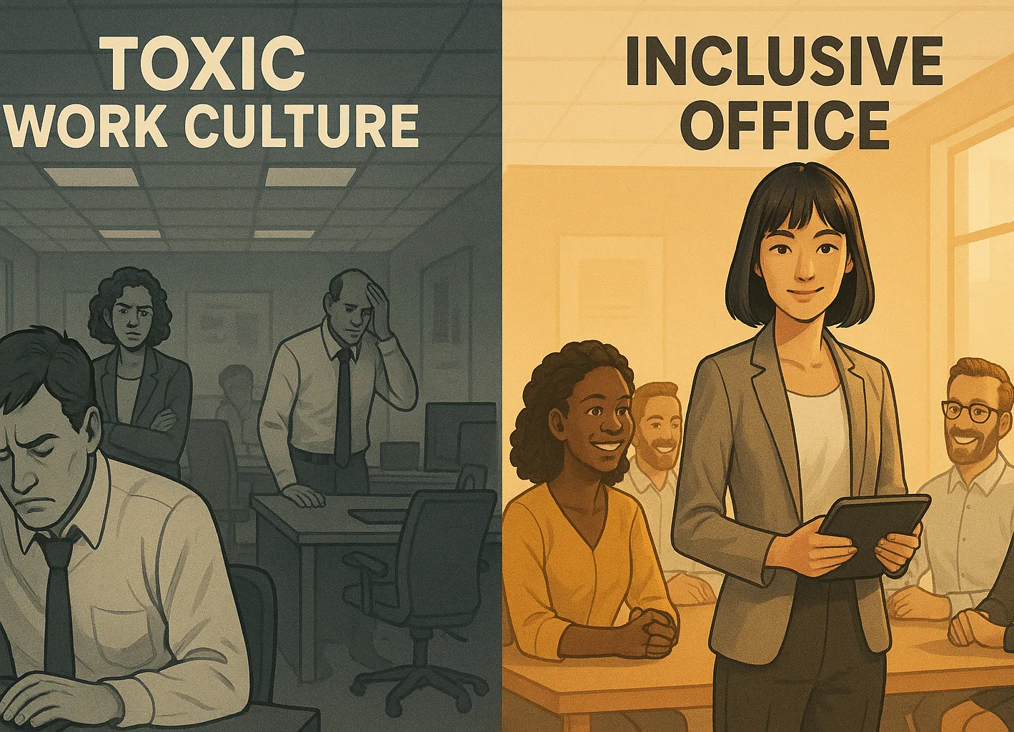 Toxic Vs Inclusive Workplace Culture
