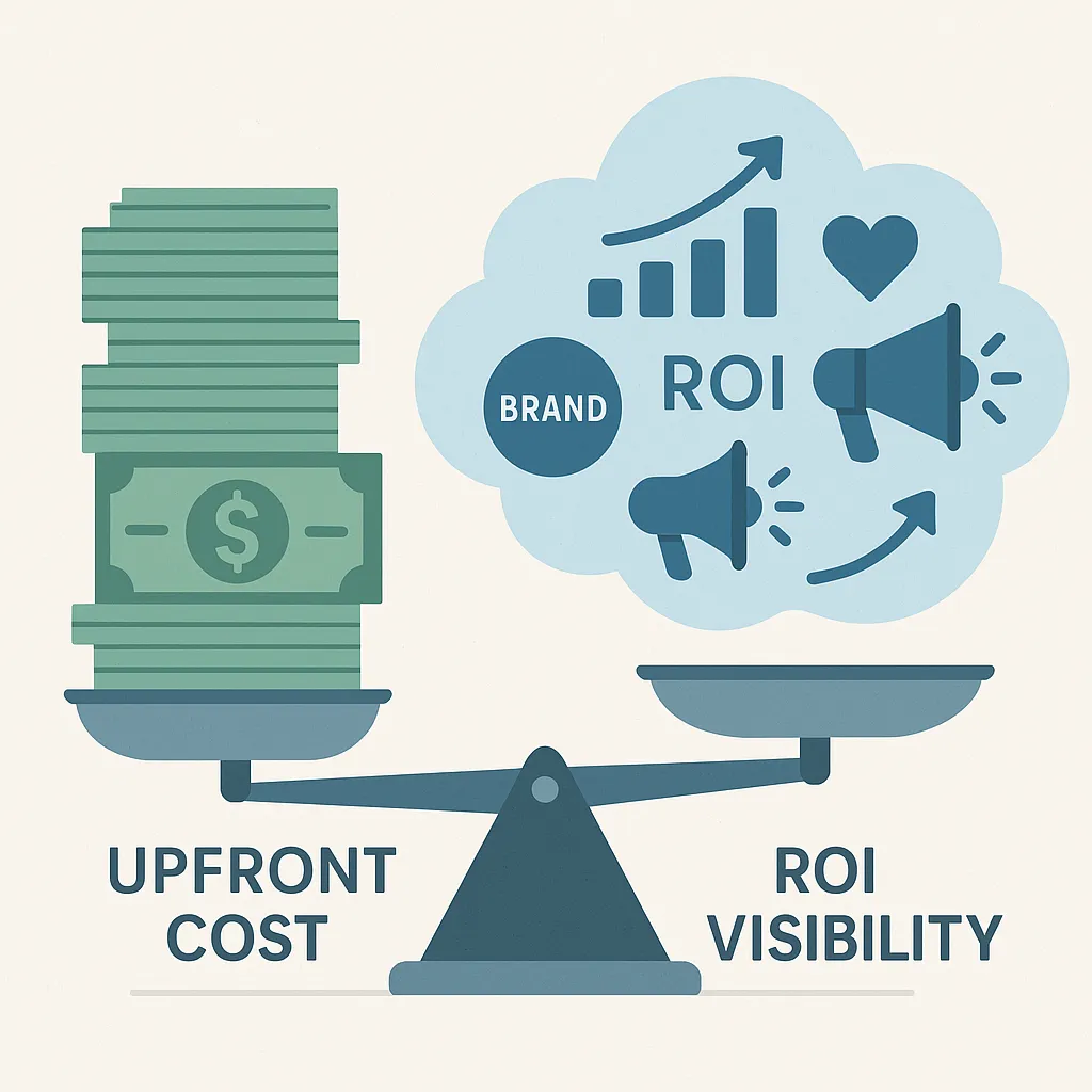 Upfront Cost Vs Roi Visibility